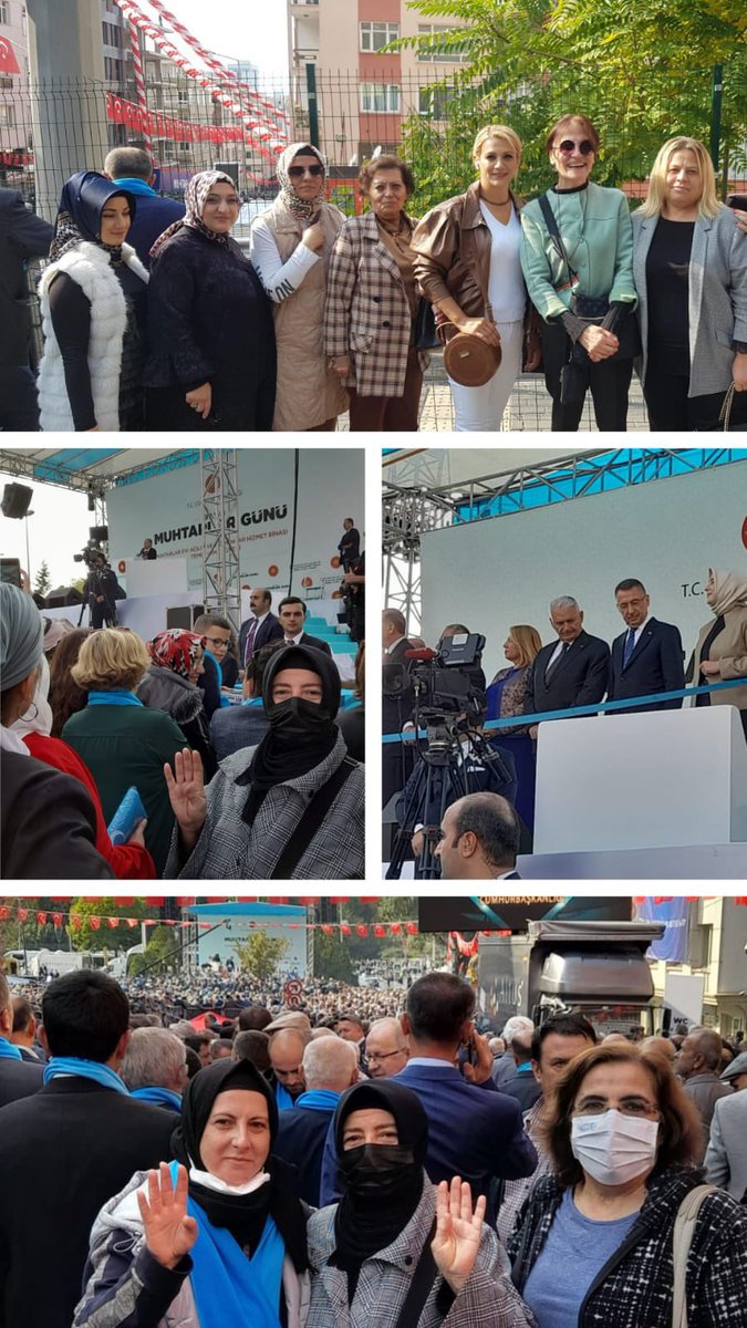 Nevruzelmadag's tweet photo. Sn.Cumhurbaşkanımız @RTErdogan ve Sn. @suleymansoylu nun katılımıyla gerçekleştirilen Akay Cad.ndeki Muhtar Evi nin açılış ve 5  Vilayetteki Muhtar Evi temel atma törenine tüm Kadın Kol. Yönetimi olarak katılım sağladık.
#19EkimMuhtarlarGünü kutlu olsun.@aysekesir @hatice_cakmak_ https://t.co/CY4iWtt7oZ