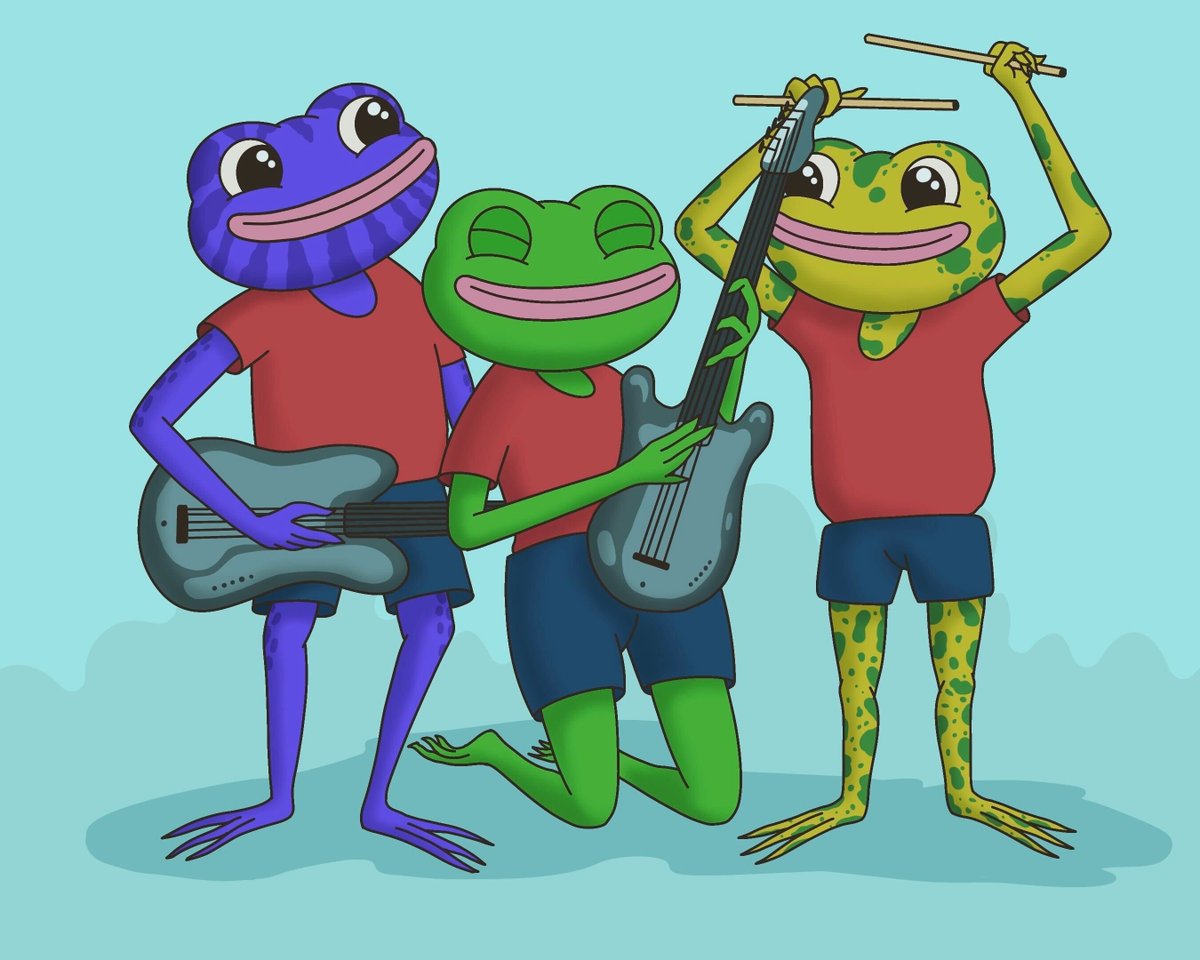 HoppersGame's tweet photo. Our Hoppers like to take a break from collecting fly and Jam on https://t.co/25CIp1lvIK 

Who are the web3 artist you would like to see featured on our music media player?

#hophop https://t.co/KRJEBGEJOK