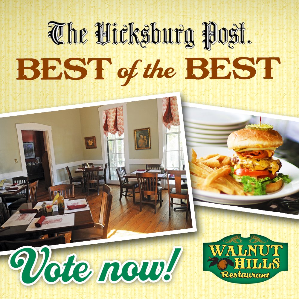 Five more days to vote! Support your favorite local restaurant by voting for us in Vicksburg Posts's Best of the Best! We appreciate all the support from our local community and couldn't do this without you! ❤️ Head to the link below to cast your vote! 

ow.ly/v0se50L9G8k