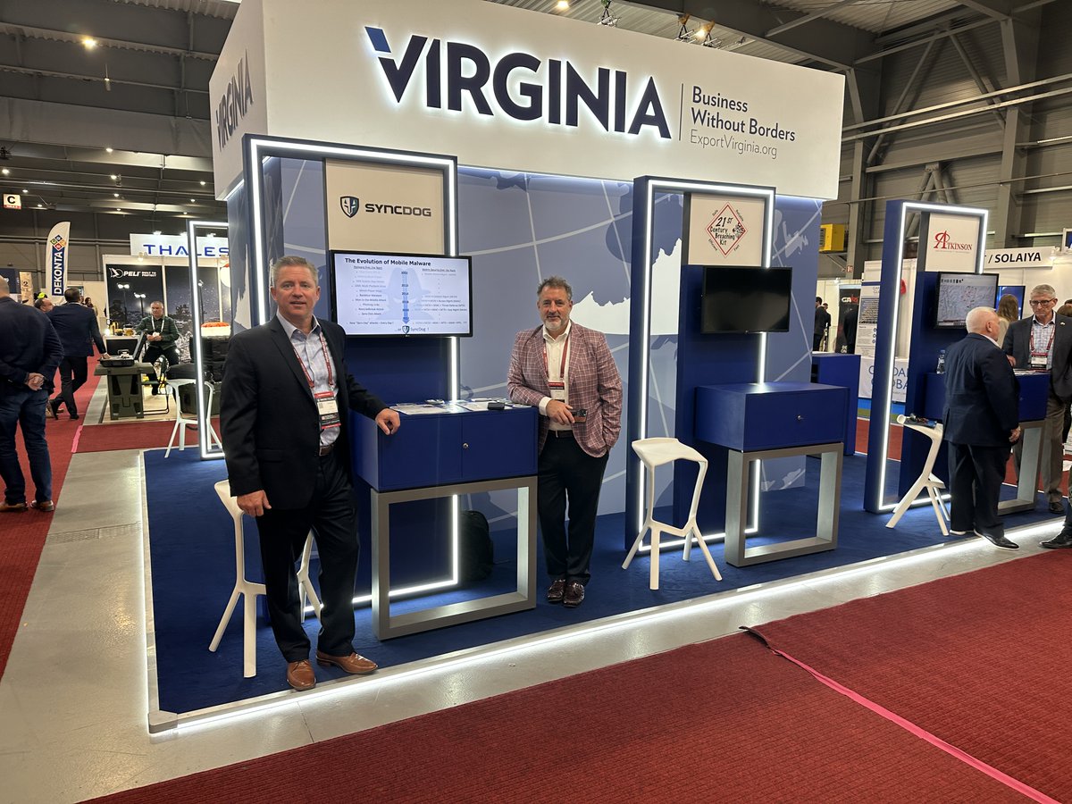 SyncDog's tweet photo. On-site at the #FutureForces conference! Make sure to stop by our booth to meet the team and discuss SyncDog’s secure #MobileSolutions. https://t.co/zubwdbzUNb