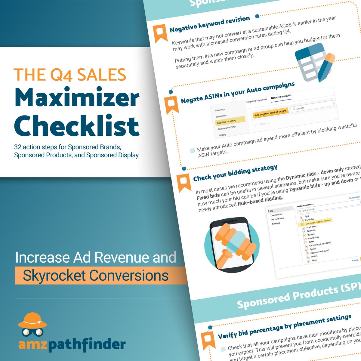 amzpathfinder's tweet photo. Hey #AmazonSellers, the holidays are just around the corner! Curious about how the Q4 Sales Maximizer Checklist can help with your ad account? Then, schedule a Q4 Audit call and let's look over your ads as we go through the checklist.😉☝
️
📲https://t.co/M6ddlMcmK0
#ppc #amazon https://t.co/ZVuvE1yvIk