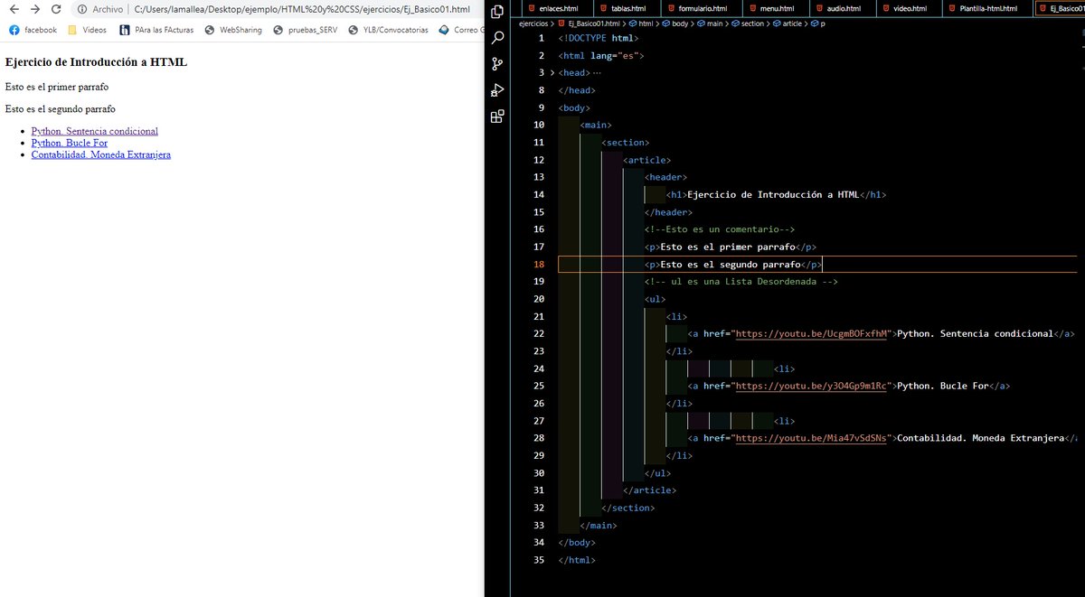 larrysinho's tweet photo. Ejercicio de Introduccion a HTML #cursoudemy #josecodetech #haztuweb https://t.co/IbFaQ7r0l9