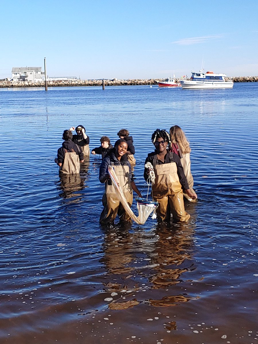VictoriaSalo's tweet photo. Marine Biology class at UNE getting plankton samples. https://t.co/xJEMDC0Tco