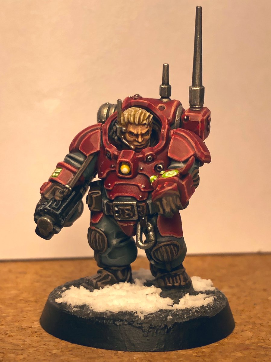 slowbrushcj's tweet photo. Finally finished one of the kin completely! 

Slow progress but I will get this #leaguesofvotann force up and running! 

#WarhammerCommunity #warhammer40k #paintingminiatures https://t.co/NAUL8zz6YB