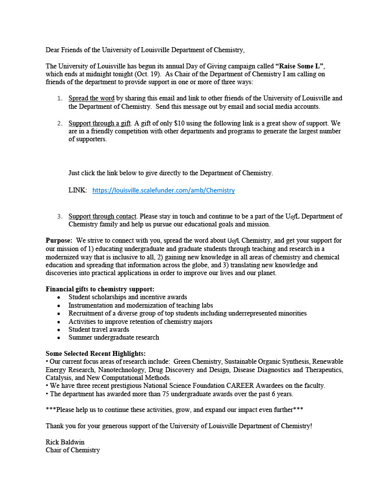 UofL Raise Some "L" Campaign