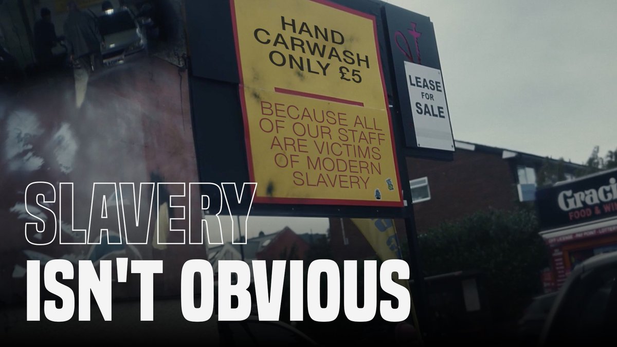 NorfolkPCC's tweet photo. There are around 100,000 victims of modern slavery in the UK. Slavery is everywhere - but often not obvious. Learn to spot the signs @StopSlavery_Co #ItsNeverThisObvious #TimeToStopSlavery https://t.co/rdELPlrUkQ