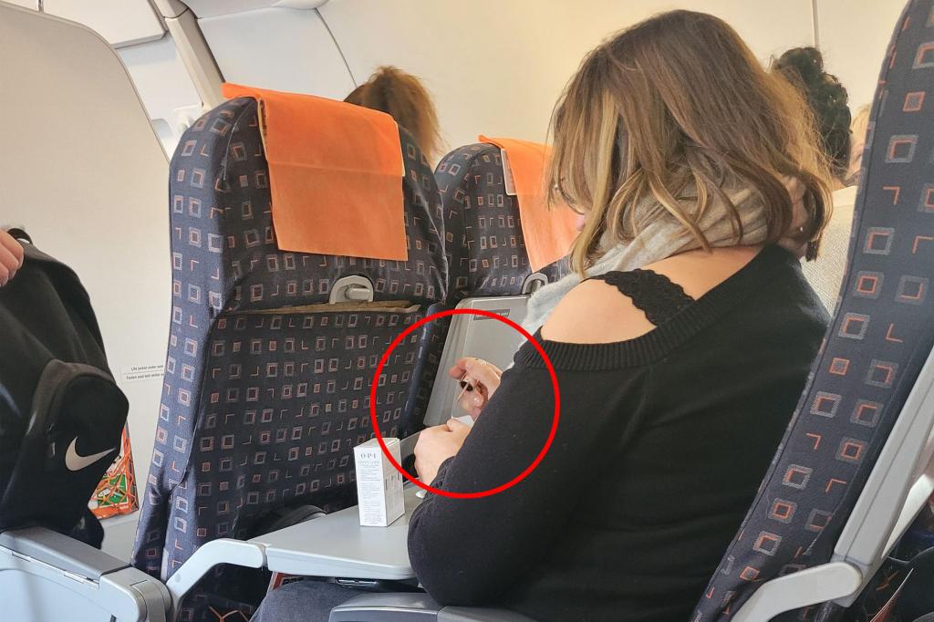 New York Post on Twitter "Woman painting her nails on flight divides the https//trib