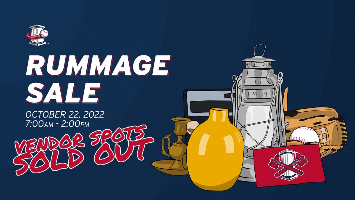 ROME, GEORGIA! We have sold out of Vendor Spots for the Rummage Sale! Don't miss out on all that our 114 vendors will have to offer on October 22nd. We will see you Saturday morning!