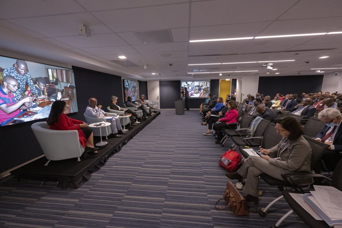 What better way to wrap up the Annual Meetings than by recognizing the Africa Higher Education Centers of Excellence (ACE). 

On top of the in-depth sessions, I am grateful to have met the professors, students, &amp; program leads behind this successful initiative. [1/2] #ACEimpact