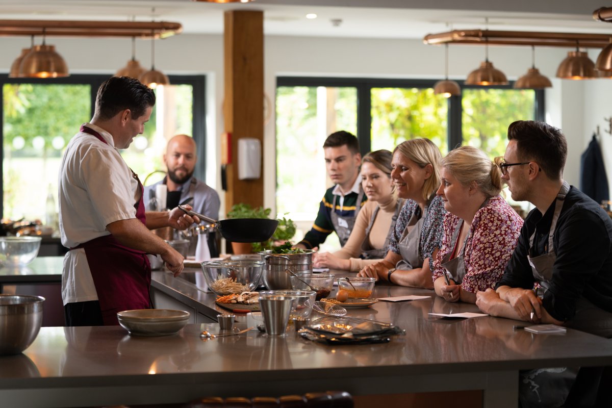 As the cold nights begin to set in, why not relive some warm Mediterranean memories with a laid-back evening cookery class, creating flavour-packed paella to wash down with a sangria or two 🍷

Discover more: bit.ly/3goVf3K

#thekitchenatcg #chewtonglen #jamesmartin