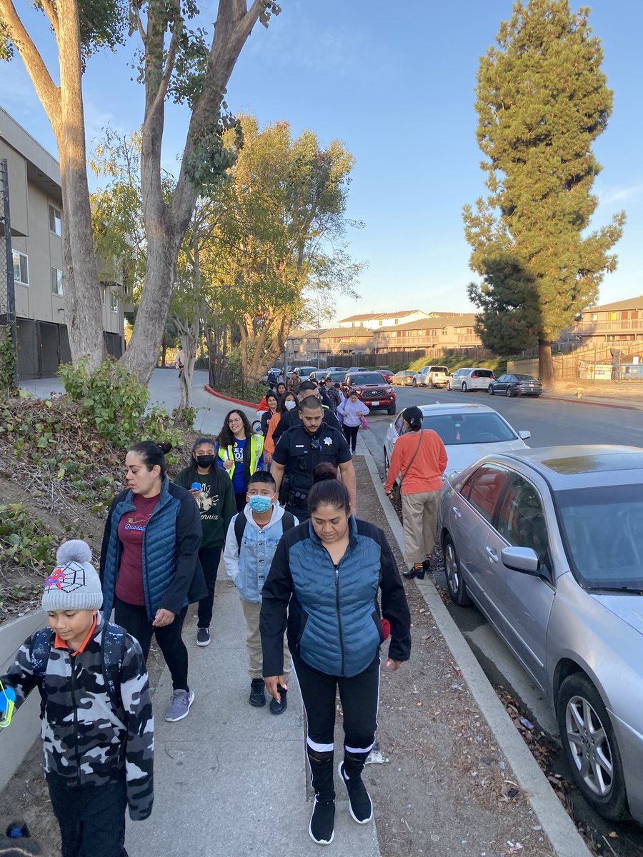 Another successful Walk to School Day. #MLKMonarchpride #alisalstrong