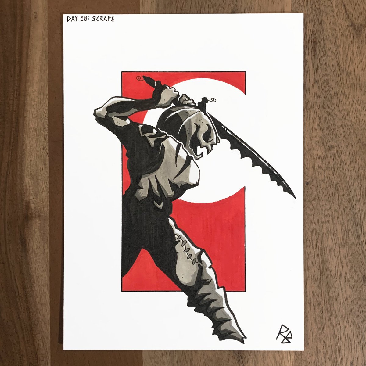 Inktober Day 18: Scrape

#inktober #harvestman