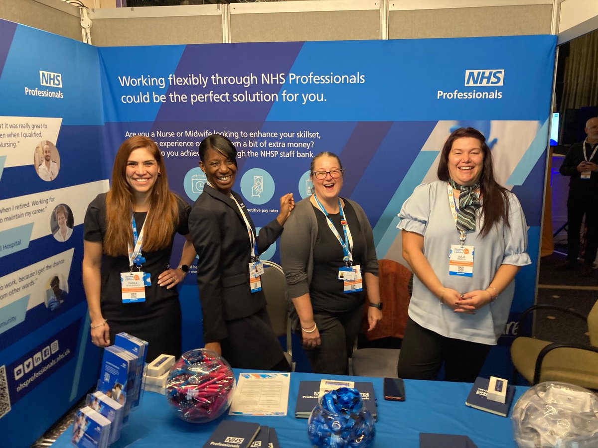 NHSPbank's tweet photo. It was a pleasure meeting so many skilled Nursing professionals at the @NursingTimes #NTCL event in Manchester last week. We want to thank everyone for visiting us, and we look forward to working with you!

Discover #NHSPbank: https://t.co/azZQKExxkL https://t.co/Dco8shiSsL