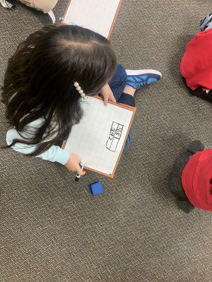 LiteracyLover26's tweet photo. Math in ACTION! Ms. Randle’s third graders’ representations of their problem using a strip diagram. @SISD_TheForce https://t.co/Nm58D8oQdO