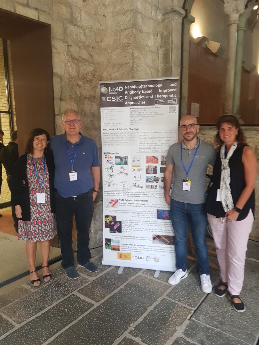 IQAC_CSIC's tweet photo. 📲⚙️ Els grups #MCS i @Nb4Diagnostics en el 1r #congresTECNIO2022 @ATecnio celebrat a Girona (@univgirona) #WhereChemistryHelps https://t.co/khoJmNAJAU