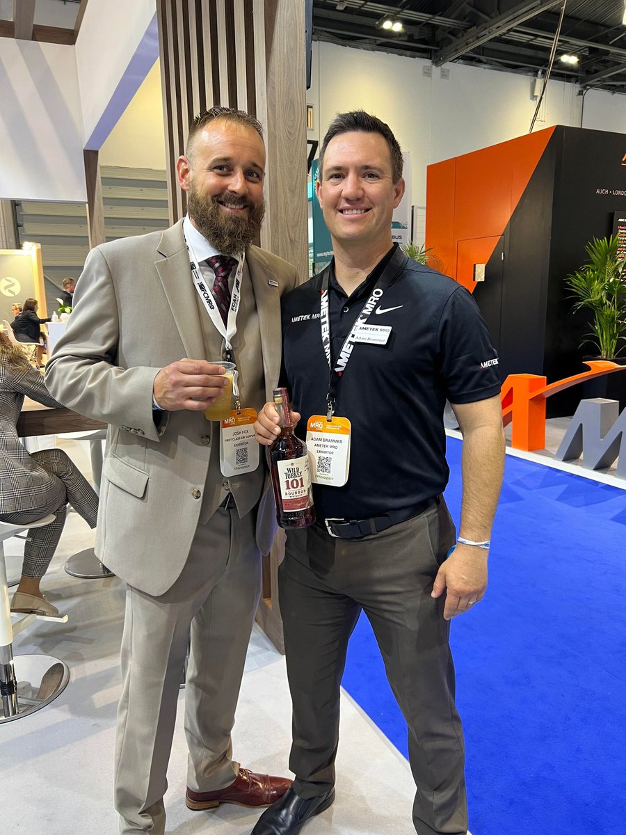 CargoRepair's tweet photo. Congrats Adam from #AMETEK on winning our first raffle!!! Thank you for stopping by our booth and meeting with the #FCAH Aerospace team. #MRO
There’s still time to drop your business card for another chance to win tomorrow! Come stop by our booth #1211
.
https://t.co/WklHVGq2vR https://t.co/N2HmaPSx0c