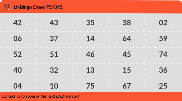 Doge6E's tweet photo. I'm playing #lnbingo! This card is for draw 759395 (the next #bitcoin block to be mined). Learn how to play at 
@lnbingo
. https://t.co/77SeAXxtTj