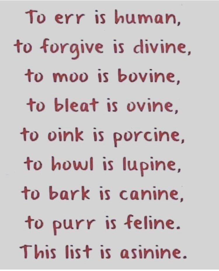 Want to know the adjective to describe animals? These come from the Latin word for those animals. Massively useful for improving your vocabulary and quizzes! What animal do you think our word ‘asinine’ comes from and can you guess what it means in English then? 😃👍🐄🐑🐖🐺🦮🐈