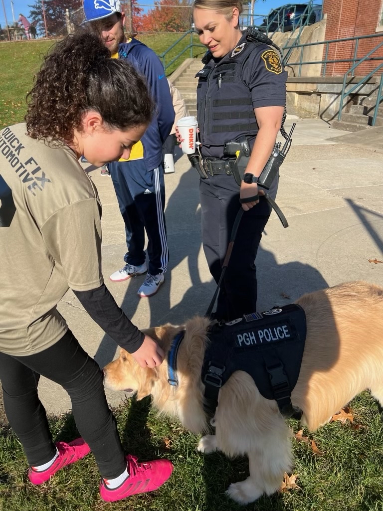 PghZone6's tweet photo. McGruff and Zane visited Moore Park in Brookline on Saturday for the Brookline Youth Soccer Association's skills event and all-star games. McGruff gave out some medals! https://t.co/o8SypaPym8