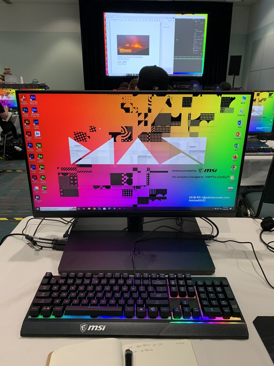 extensis's tweet image. We can’t believe that tomorrow is the last day of #AdobeMax. 😩
Can’t wait to meet everyone at the #MaxBash tonight!