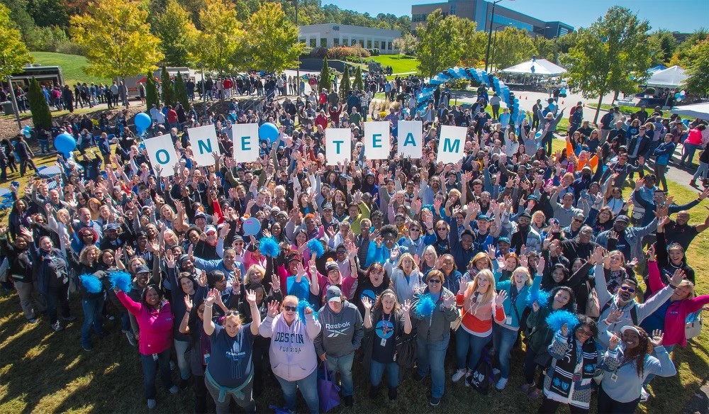Yesterday our employees enjoyed Fall Fest - our second all-company in-person event this year. In our hybrid flex world, events like this give us a chance to celebrate, connect, give back to our communities and have some fun! #LifeAtBlueCrossNC bit.ly/3MHOcQ3