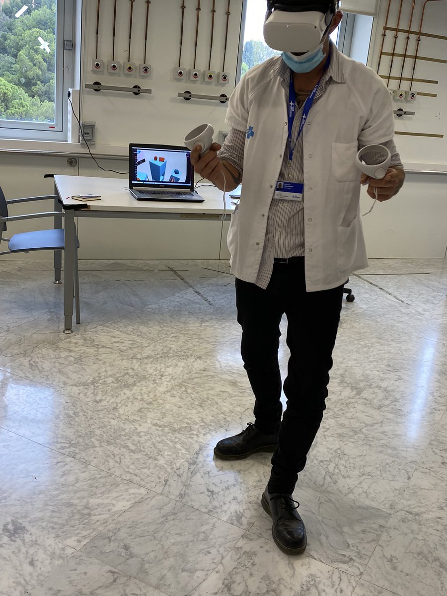 <a href="/valldebron/">Vall D'Ebron</a> hospital for the #InnovationWeek with <a href="/surodrig/">Susana Rodríguez</a> and <a href="/eodyne/">eodyne</a>  innovative #Neurorehabilitation technology for the treatment of severe and mild symptoms after #stroke. Supported by #NEST and #PHRASE Eu projects.