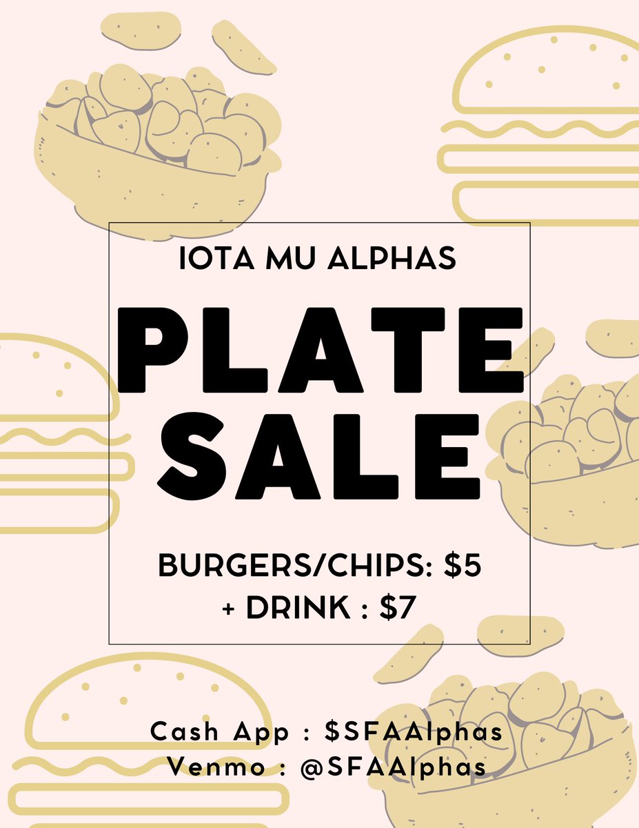 SFA_ALPHAS's tweet photo. ALPHA WEEK Series Continues 🎬
Episode 3 🎥 : Plates on the Yard
Come get a plate from your favorite Alphas near Surfin’ Steve!
#SFAALPHAS #ALPHAWEEK #LONGLIVEIM https://t.co/S5m1Q9AAdc