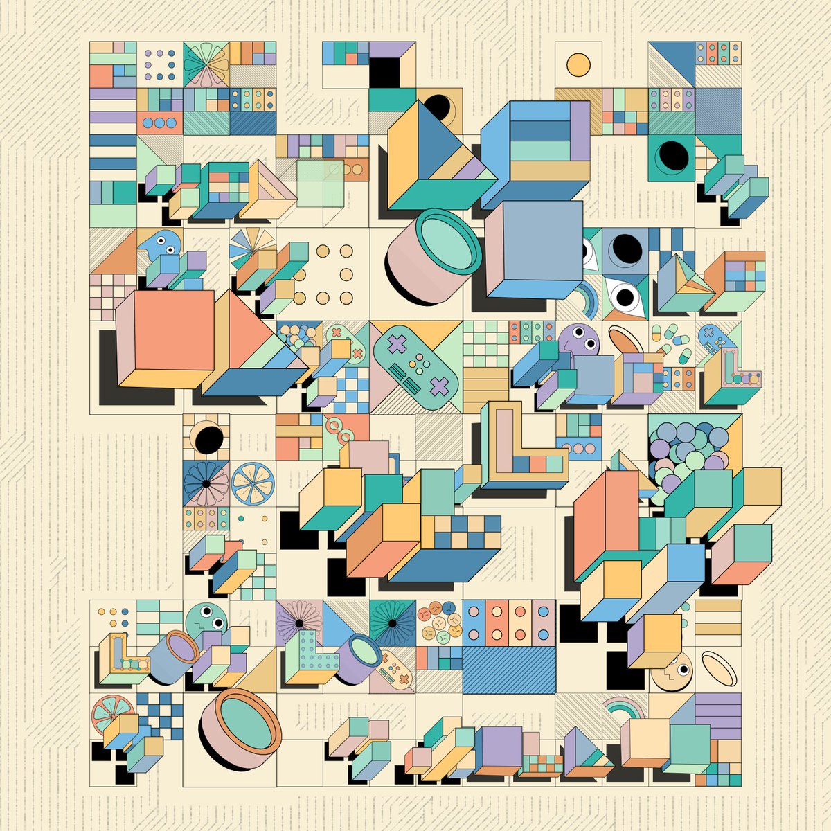 SapirCohen__'s tweet photo. Balagan
#WIP #generativeart https://t.co/TYrBmYToEQ
