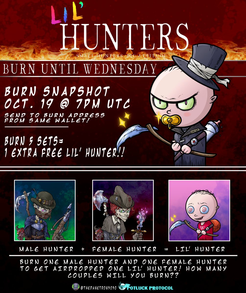 TheDanetron3030's tweet photo. final 3 hours left to burn hour Hunters of Evil couples!! 🔥🔥🔥 #lilhunters #huntersofevil https://t.co/MWAwXVDVnu