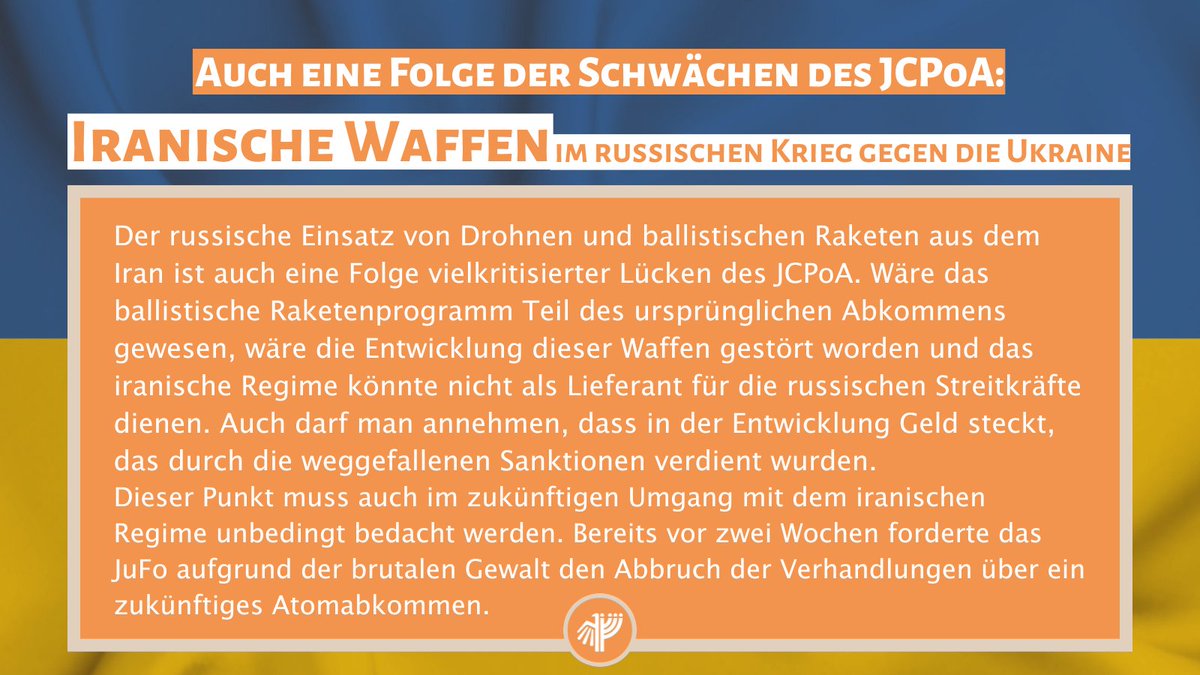 Die iranischen Waffenlieferungen haben auch mit den Schwächen des JCPoA zu tun!