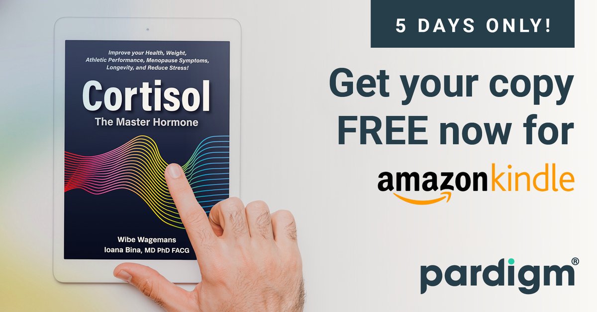 valerie_seid's tweet image. @Pardigmcom FREE 5 DAYS ONLY! DOWNLOAD IT TODAY!  amzn.to/3RJS5F7  Cortisol:  Your new healthcare compass.  Reduce stress, reverse menopause symptoms and more!!! #cortisolcontrol #Menopause #reducestress #pardigm