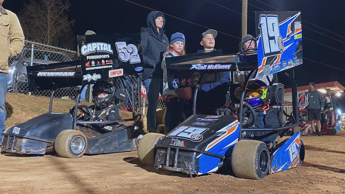 SRXracing's tweet photo. When we ain’t workin’, we racin’.

Last night, @R2theMac’s son Colt raced in the Box Stock division at @MillbridgeRacin , alongside @RyanJNewman’s daughter Brooklyn.

An all #CampingWorldSRX front row 🥹👏 https://t.co/qJ9VnrSoHK