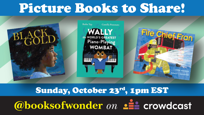We are so excited to be hosting @nancycarpntr Linda Ashman, @lauraobuobi @londonlladd and Ratha Tep for our picture book panel on Sunday!! Be sure to tune in at the link below: crowdcast.io/e/amazing-pict…