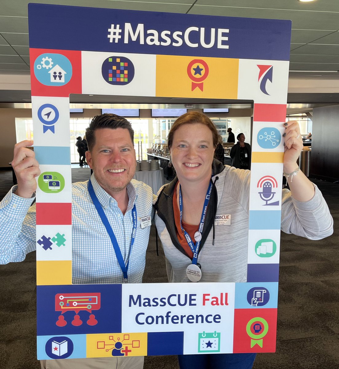 Come take a #MassCUE selfie before lunch and show your love of all things #MassCUE!