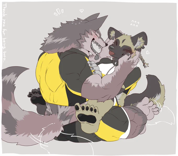  someone who gives unconditional love. #獣山学園犬ぞり部#琥珀寮 