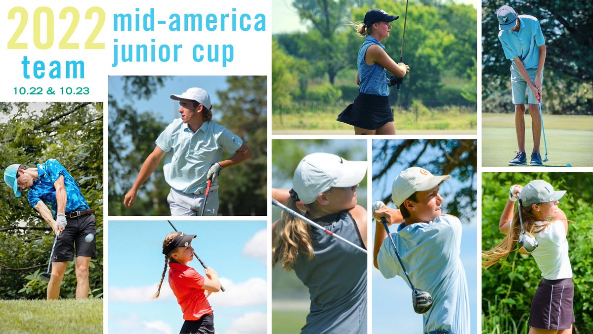MID-AMERICA CUP TEAM 👇

🤩 Good luck to team Kansas City this weekend as they play against St. Louis at Bogey Hills CC.