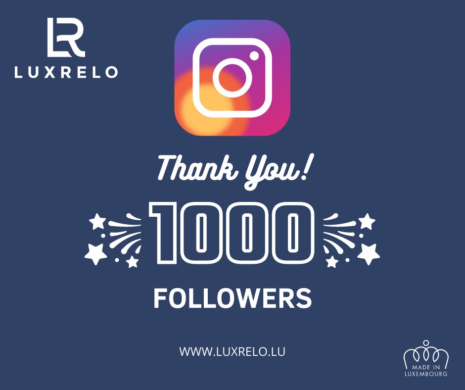 LuxRelo's tweet photo. We've reached 1'000 followers on Instagram! We're so grateful for all the support you are giving us
Follow us: https://t.co/x3PWtwC0FB
#LuxRelo #RelocationLuxembourg #ImmigrationLuxembourg #Mov2Lux https://t.co/33edzLoCLx