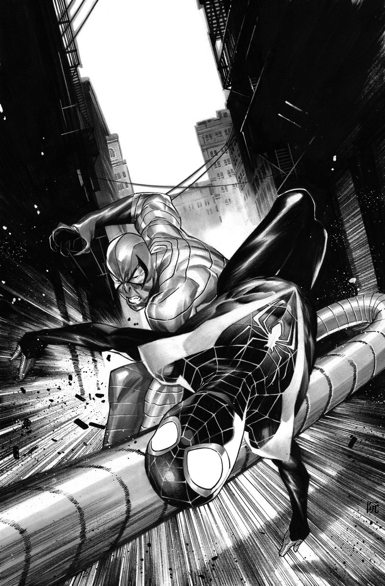 dike_ruan's tweet photo. Miles Morales #2 cover https://t.co/yt7NgtN9v5