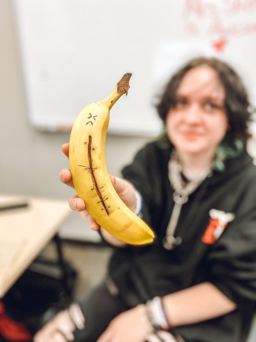 Working on our suturing skills in Anatomy today! 🤕 <a href="/IVCUSD/">IVC321</a>