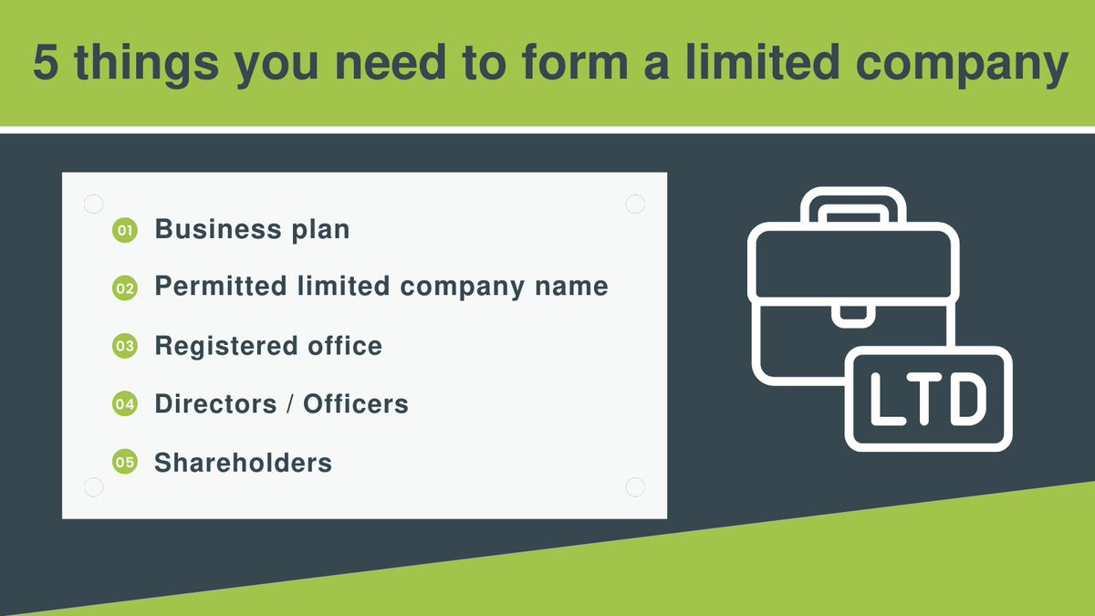 .<a href="/ChrisWorkwell/">Chris James - Workwell</a> at <a href="/We_are_Workwell/">Workwell</a> provides an overview of the 5 key decisions and items necessary to get a business registered with Companies House here: bit.ly/3s93DXP

#contractors #limitedcompany