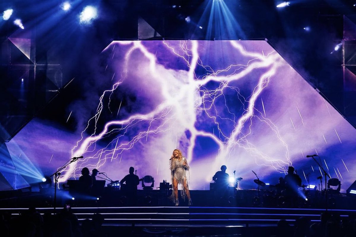 carrieunderwood's tweet photo. Grand Rapids was 🔥🔥🔥 last night! Thanks for the fun! #DenimAndRhinestonesTour 📸: @JeffJohnsonFilm &amp; @RalphLarmann 

https://t.co/0OKPbGuFKS https://t.co/PbG9C1ZeNv