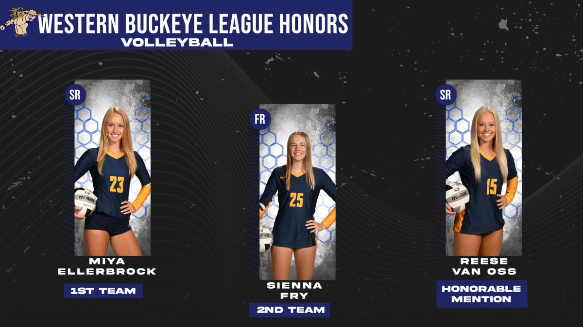 AthleticsOg's tweet photo. Congratulations to our Volleyball All WBL athletes! Good luck to our girls as they take on Van Buren in Sectional Finals at Coldwater tonight, October 19th, at 7:30pm! https://t.co/DaDh4gpVat
