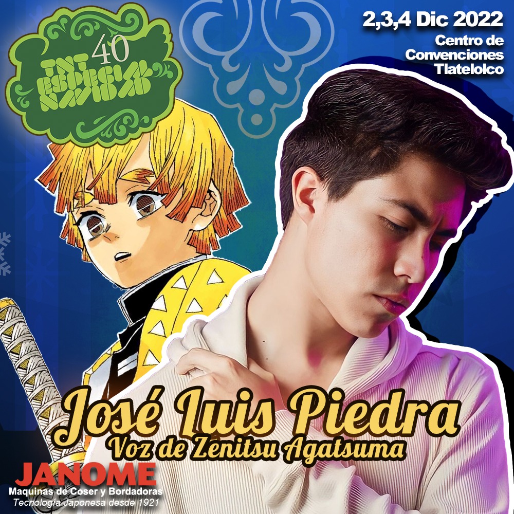 ⚡Llega a Expo TNT José Luis Piedra quien ha dado voz a Zenitsu Agatsuma en Demon Slayer 💛

Adquiere el Pase Preferente:
🔗 bit.ly/3zgOEiP

✨ Expo TNT 40 ✨
🗓️ 2, 3 y 4 de Diciembre de 2022. Centro de Convenciones Tlatelolco, Ciudad de México.

#TNT40 #ExpoTNT #doblaje