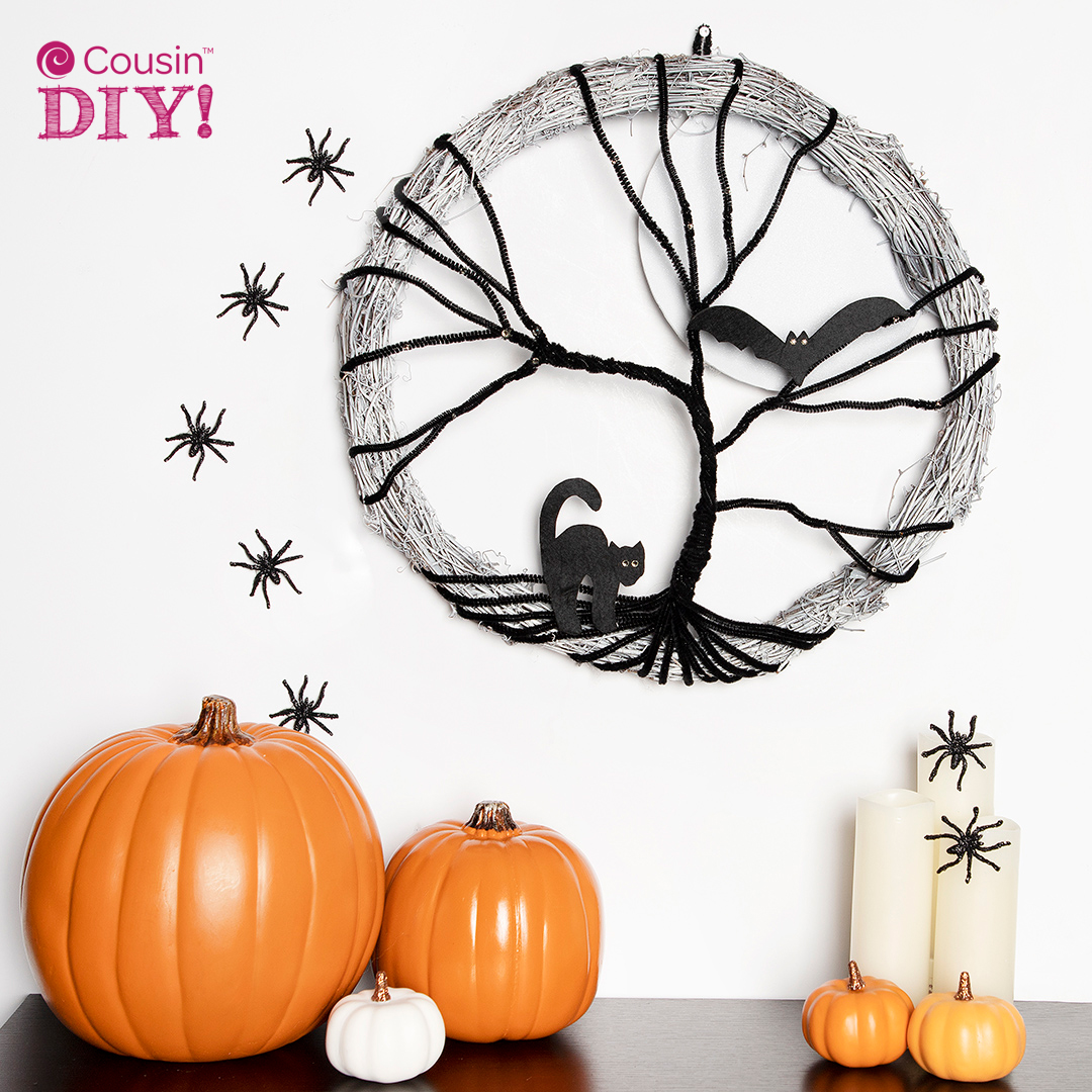 CousinDIY's tweet photo. Are you ready for Halloween? This classic Halloween wreath is a subtle nod to everything dark and creepy for your Halloween guests!

https://t.co/QGqyqbxzo2

#halloweenwreath #halloweenwreaths #halloweenwreathideas #diyhalloweenwreaths #halloweenwreathsdiy #wreathhalloween https://t.co/8g4JP4AbOp