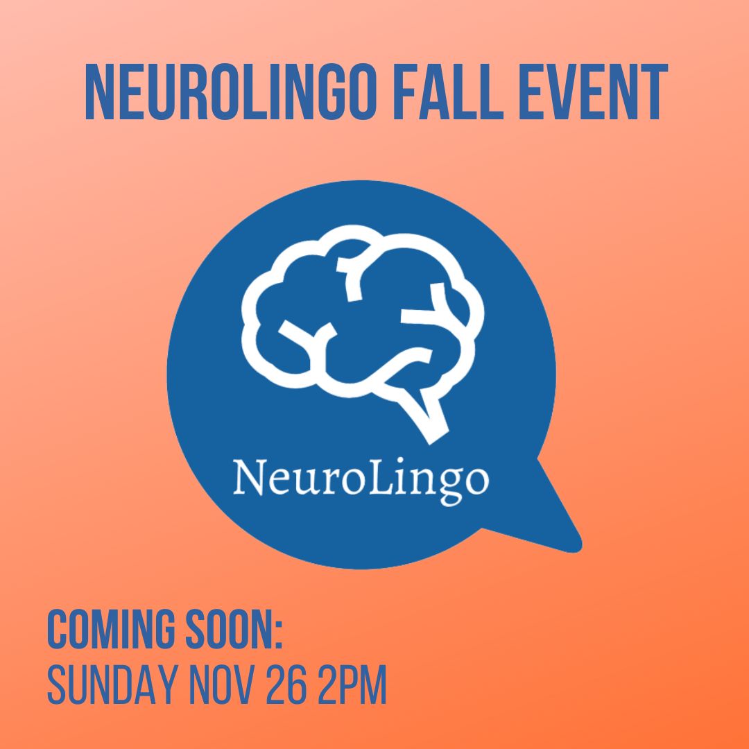 À noter dans votre agenda! Neurolingo vous invite pour sa première conférence en présentiel de l’année le samedi 26 novembre 2022 à 14h ! Six étudiants au doctorat nous parlerons de leurs recherches dans une ambiance décontractée! Les détails suivront!

#science #ipn #umontreal