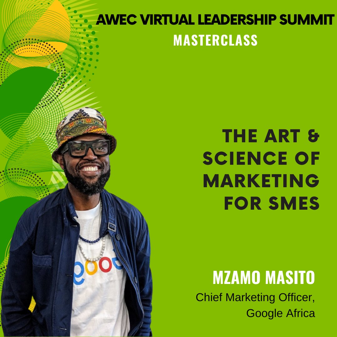 WeAreAWEC's tweet photo. In Dr Mzamo Masito's Masterclass, he shared some harsh truths with our Fellows on how #entrepreneurs build successful brands. 

Here's a few takeaways from the session✍🏾, and feel free to tag other entrepreneurs who might find this useful🙋🏾‍♀️

#awecsummit #TellingMyStory https://t.co/vZPwevQoy5