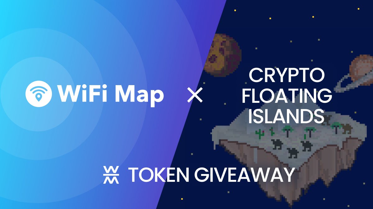 🎁 WiFi Map x Crypto Floating Islands 🎁

Prizes:
🏆 $1,000 in $WIFI tokens
🏆 100 Crypto Floating Islands WL

To Win:
1️⃣Follow <a href="/CryptoFIslands/">Crypto Floating Islands MINT IS LIVE</a> and <a href="/wifimapapp/">WiFi Map</a>
2️⃣Retweet this post &amp; ❤️ &amp; tag 3 friends❗️

✔️ Bonus
discord.gg/4hUKQTuuzb
discord.gg/D73ZQ6HBsq

⏰ 25H

#airdrop