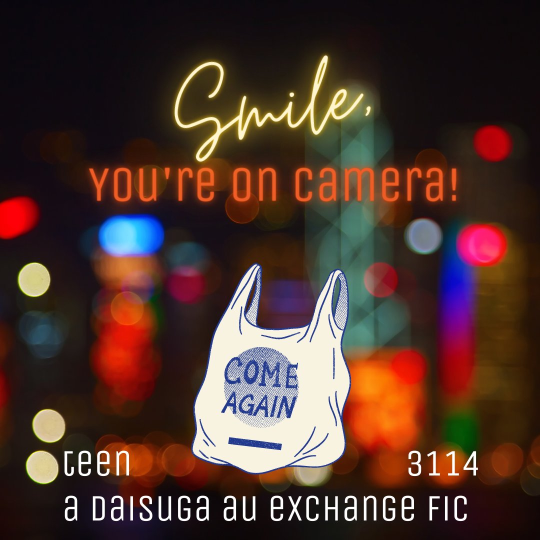 honeykoushi's tweet photo. SMILE, YOU'RE ON CAMERA!
daisuga | t | 3k
convenience store/university au

my gift for @Raediantradish as part of the @daisugaAUex i hope you enjoy radish :)
fic is in 🧵 https://t.co/fuFOfAfbgT