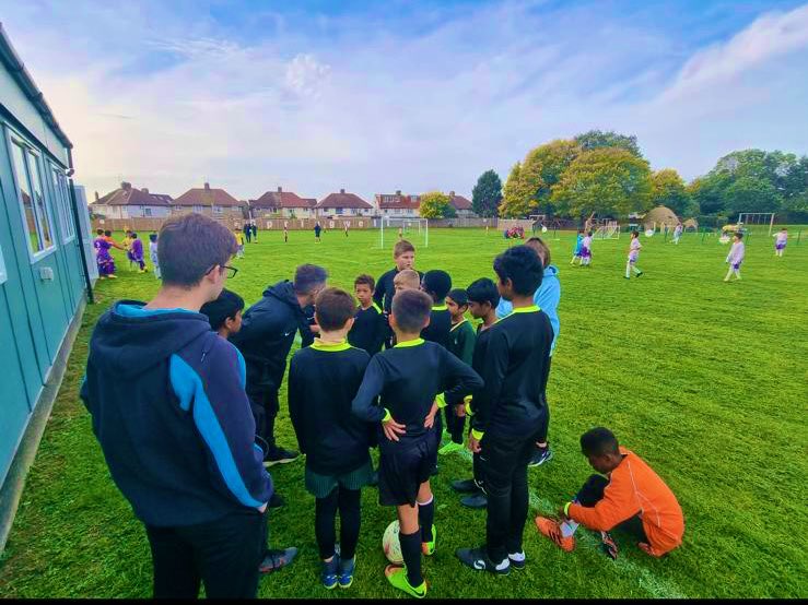 Well done to the boys football ⚽️ 🥅 team today - winners 🏆of the football tournament at Springwell School - great effort 👍🏻👏🏽💚💛 x