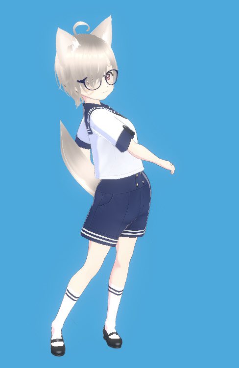 Z_loraC's tweet photo. So my boyfriend asked me to make him a vroid model too, and he specifically asked to be a “shota, near-sighted Chihuahua with glasses”… So here we go again. https://t.co/xIyFIVzyHk